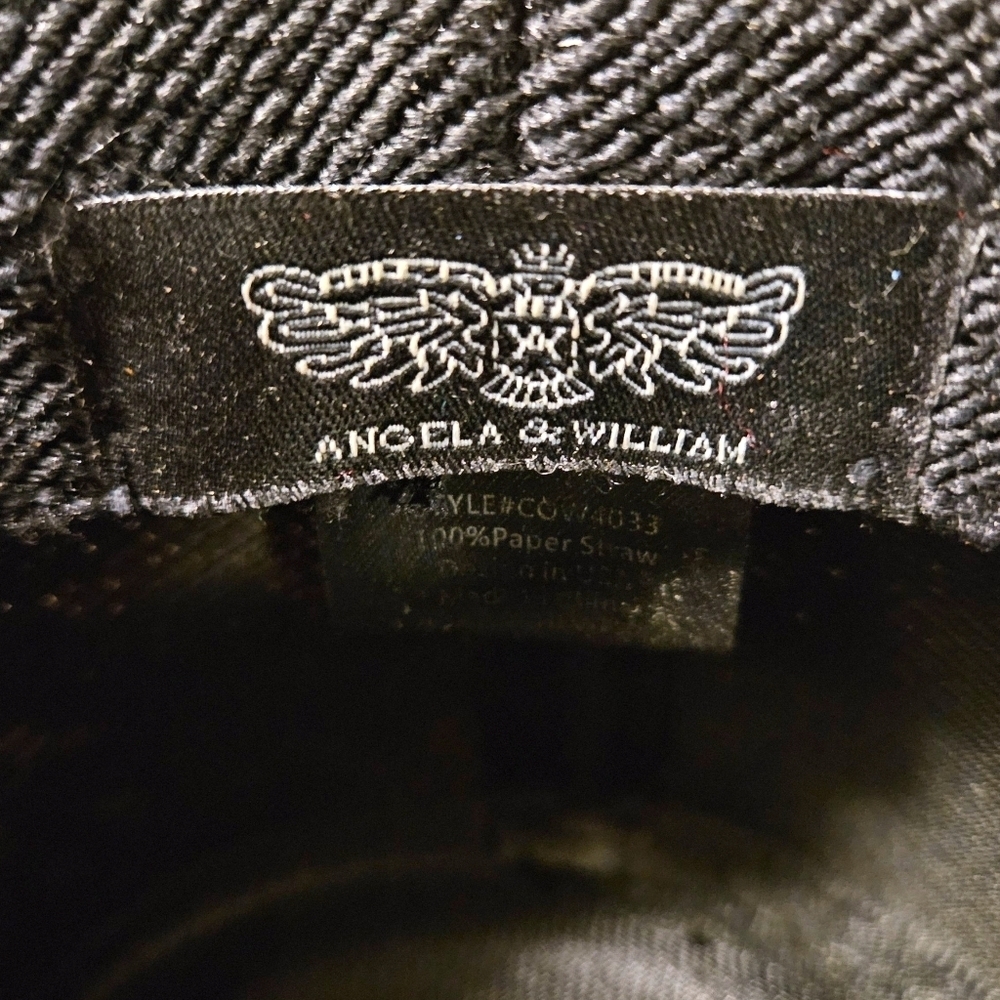 Angela & William Patriotic Cowboy Hat USA Flag Eagle Band Western Straw Sz 7 22” - Picture 7 of 9